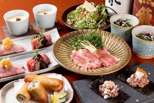 季節ごとに内容が変わるコース料理◆少人数から大人数まで対応